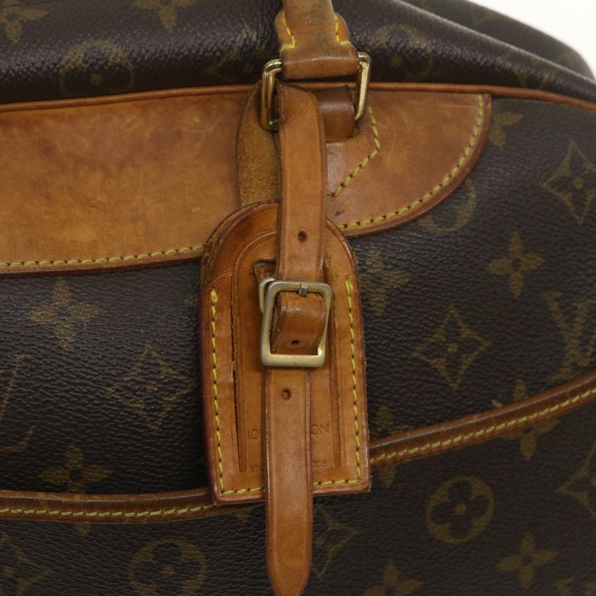 LOUIS VUITTON Monogram Deauville Hand Bag M47270 LV Auth 35144