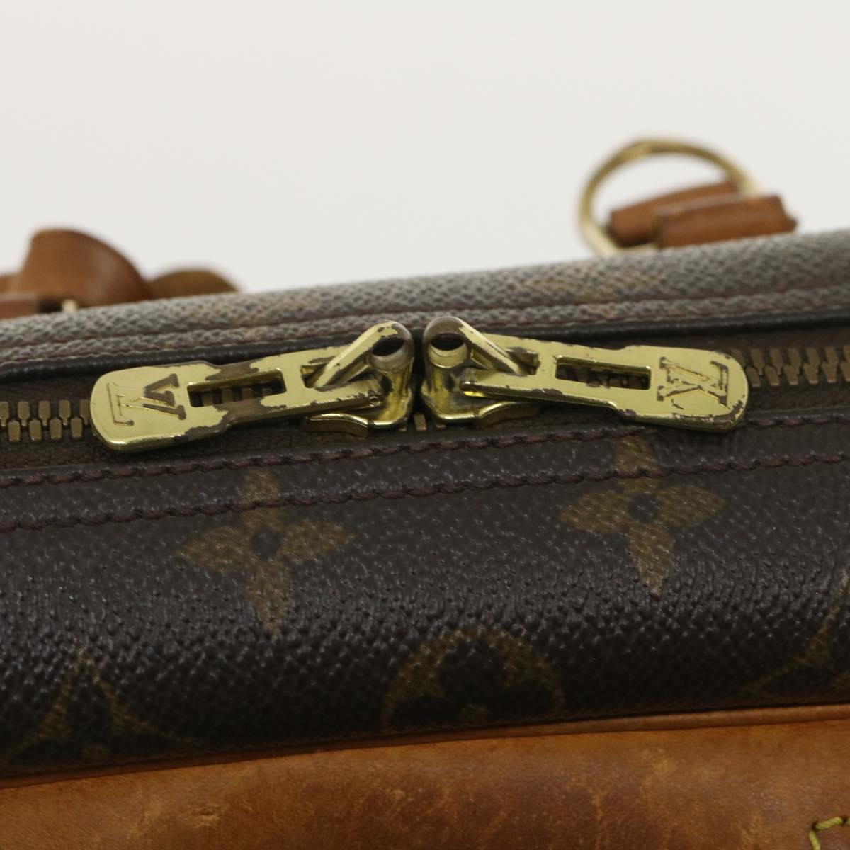 LOUIS VUITTON Monogram Deauville Hand Bag M47270 LV Auth 35144