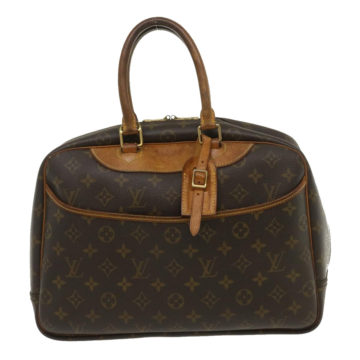 LOUIS VUITTON Monogram Deauville Hand Bag M47270 LV Auth 35144