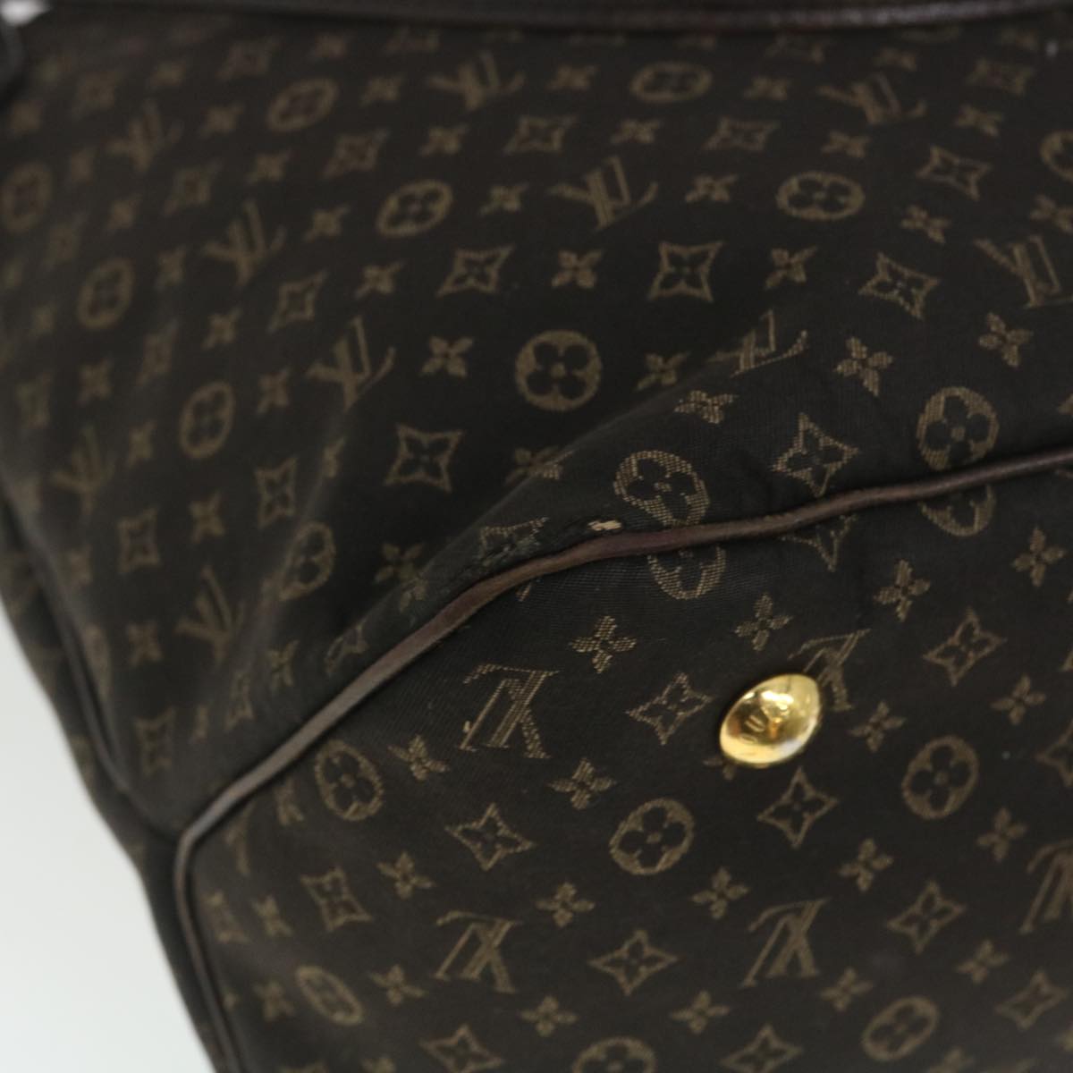 LOUIS VUITTON Monogram Idylle Ballad PM Tote Bag Dark Brown M40573 LV Auth 35148