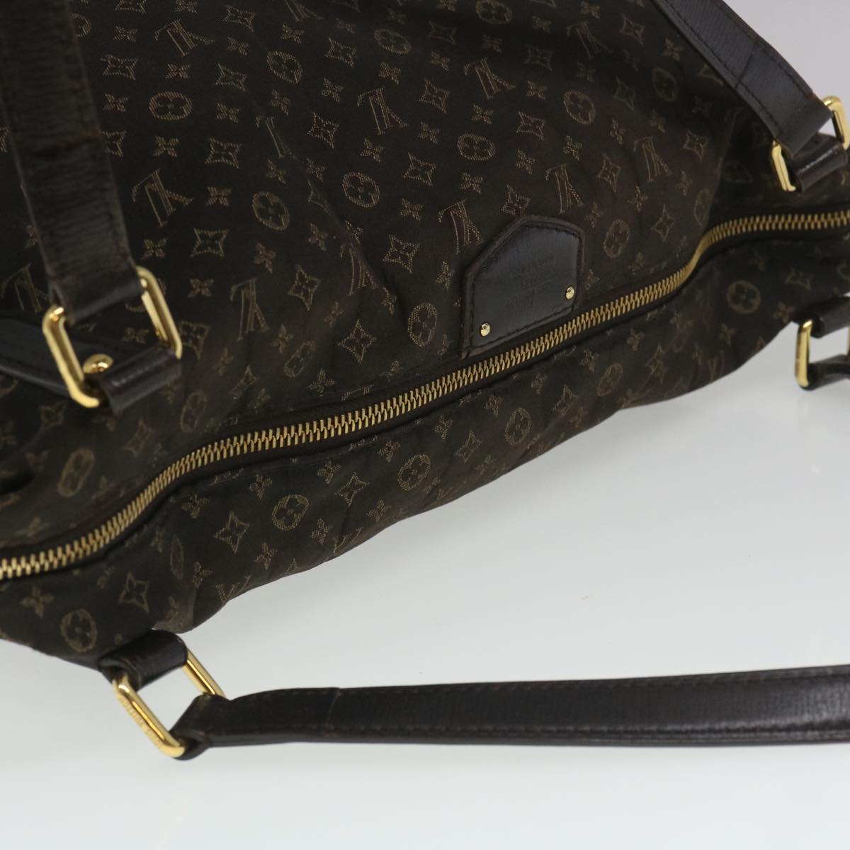 LOUIS VUITTON Monogram Idylle Ballad PM Tote Bag Dark Brown M40573 LV Auth 35148