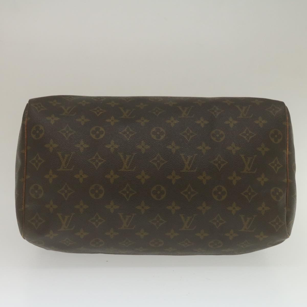 LOUIS VUITTON Monogram Speedy 35 Hand Bag M41524 LV Auth 35150