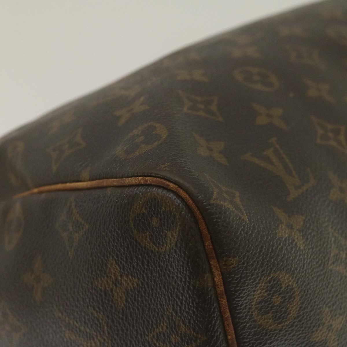 LOUIS VUITTON Monogram Speedy 35 Hand Bag M41524 LV Auth 35150