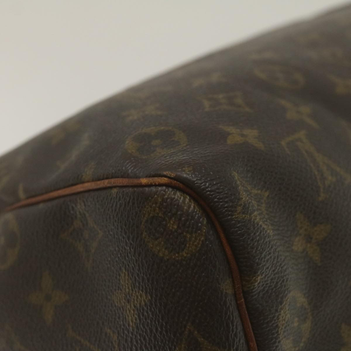 LOUIS VUITTON Monogram Speedy 35 Hand Bag M41524 LV Auth 35150