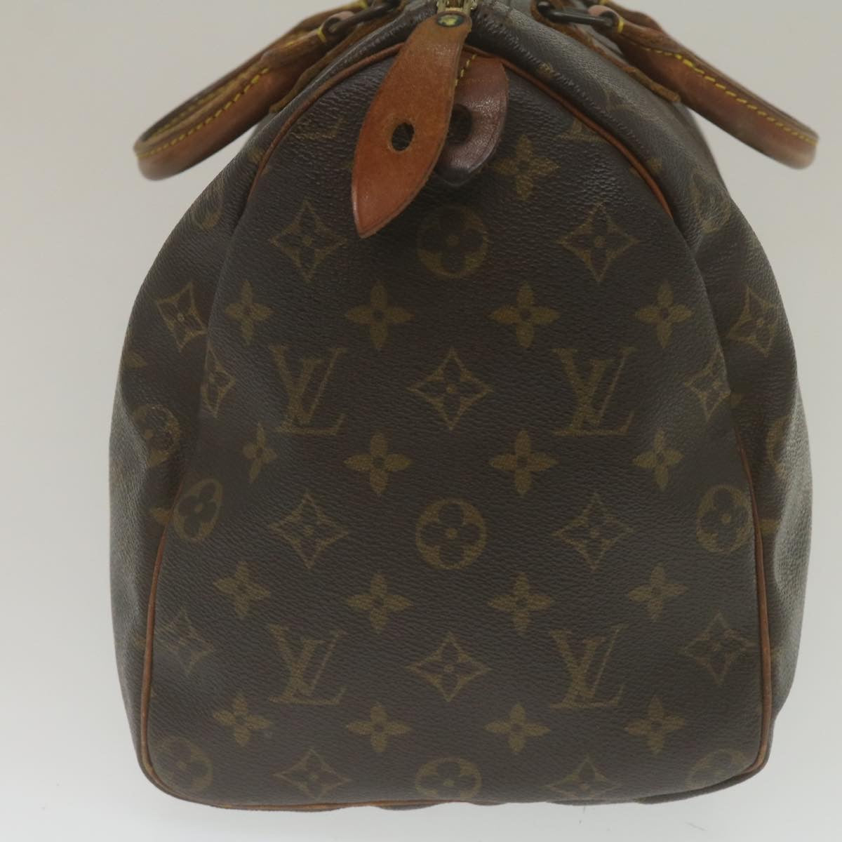 LOUIS VUITTON Monogram Speedy 35 Hand Bag M41524 LV Auth 35150