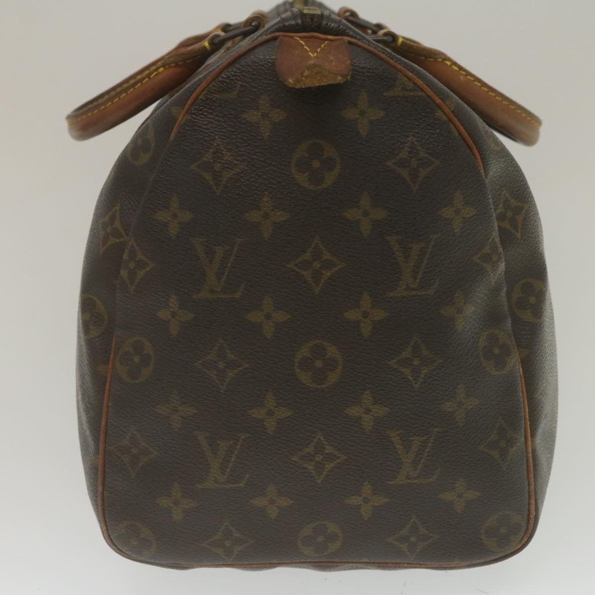 LOUIS VUITTON Monogram Speedy 35 Hand Bag M41524 LV Auth 35150