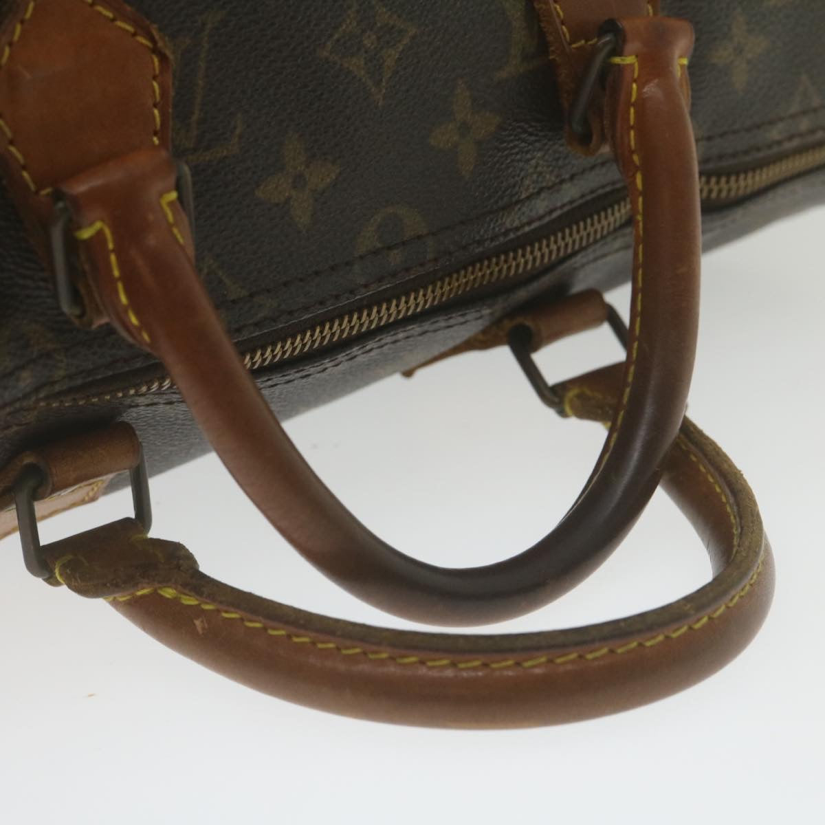 LOUIS VUITTON Monogram Speedy 35 Hand Bag M41524 LV Auth 35150