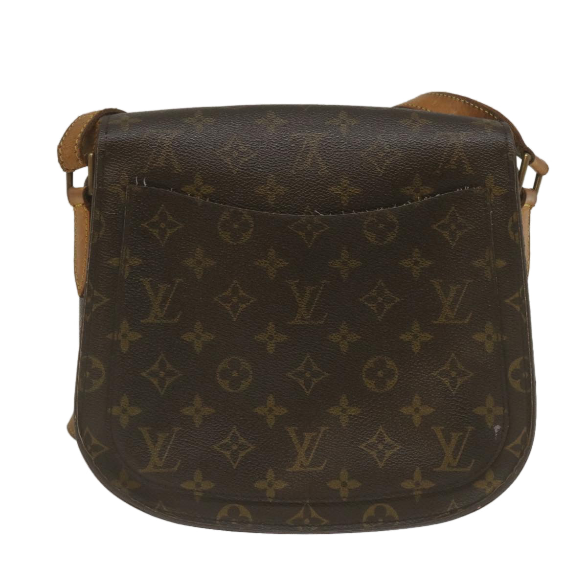 LOUIS VUITTON Monogram Saint Cloud GM Shoulder Bag Vintage M51242 LV Auth nh588