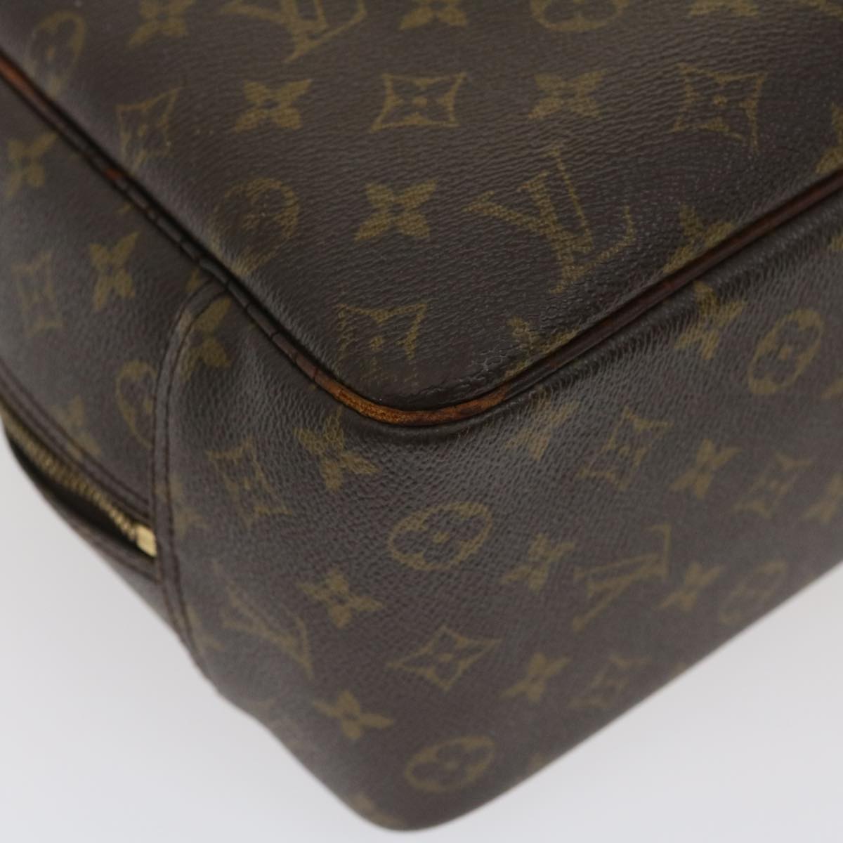 LOUIS VUITTON Monogram Deauville Hand Bag M47270 LV Auth 35169