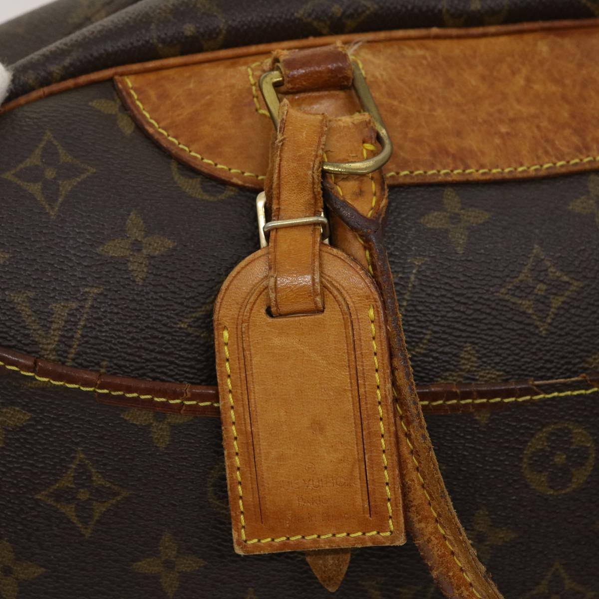 LOUIS VUITTON Monogram Deauville Hand Bag M47270 LV Auth 35169