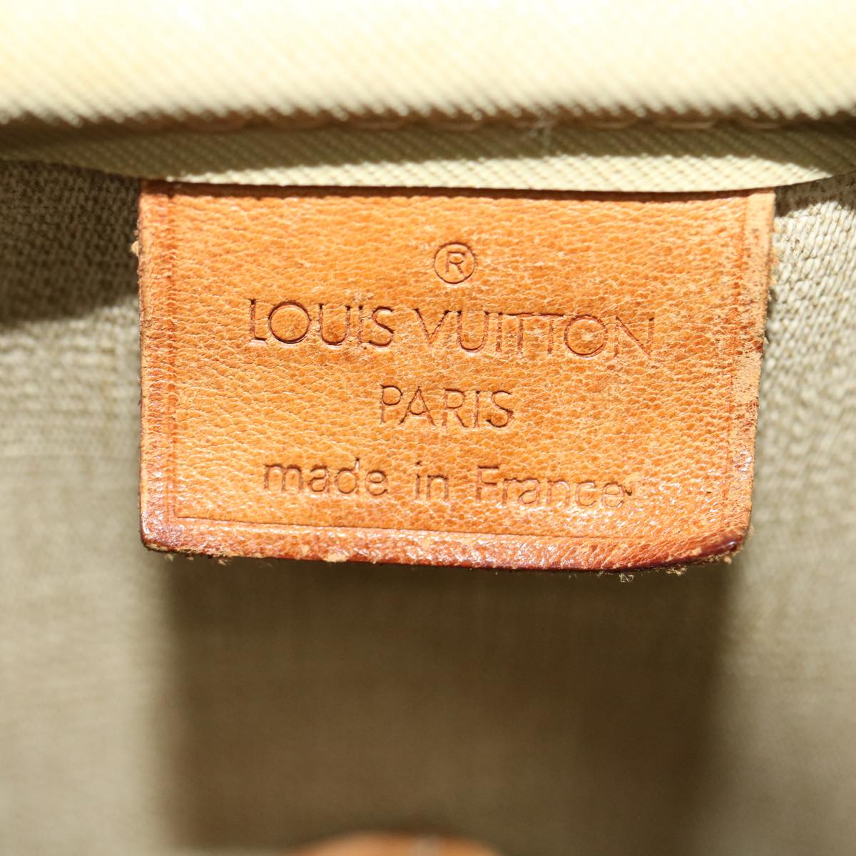 LOUIS VUITTON Monogram Deauville Hand Bag M47270 LV Auth 35169