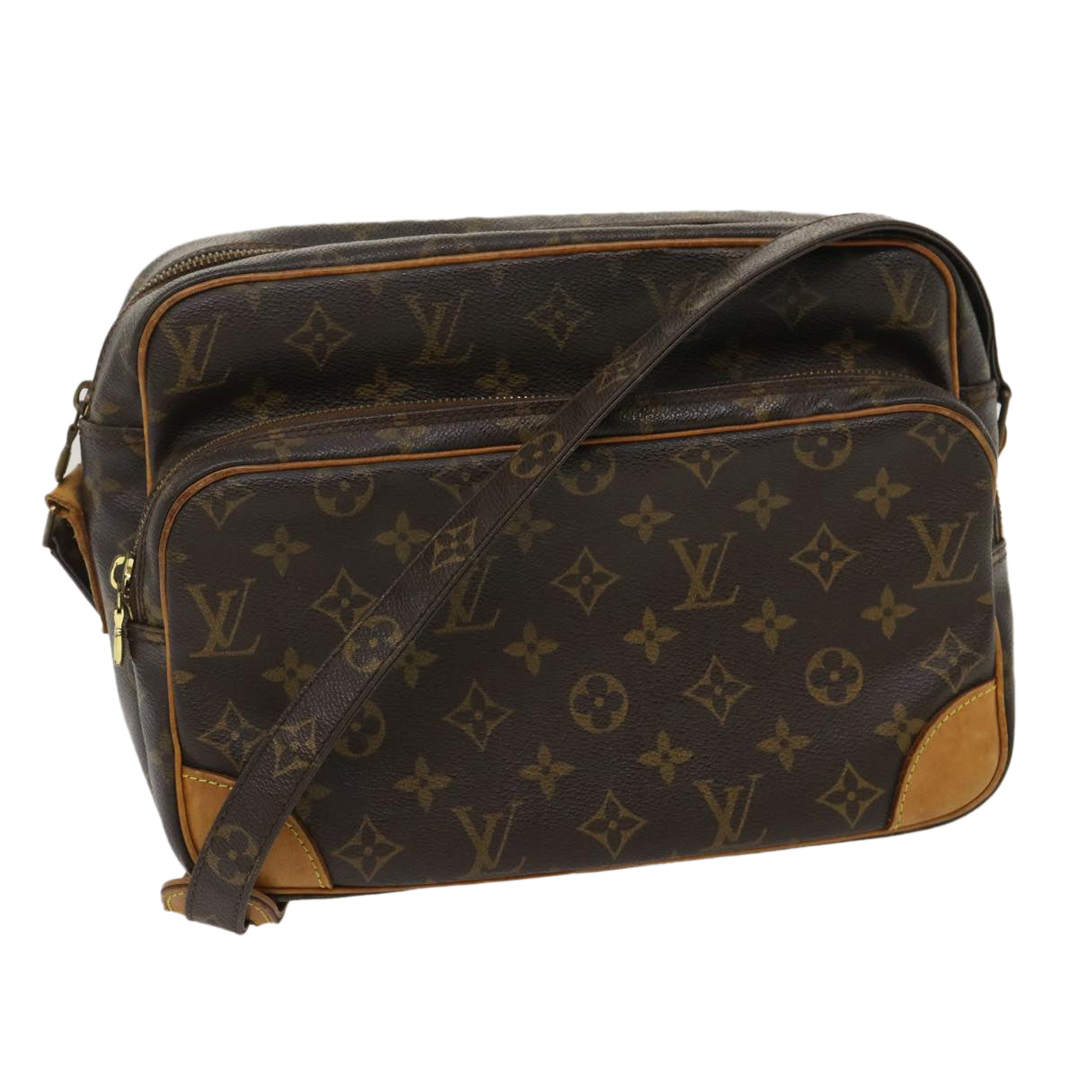 LOUIS VUITTON Monogram Nile Shoulder Bag M45244 LV Auth 35177