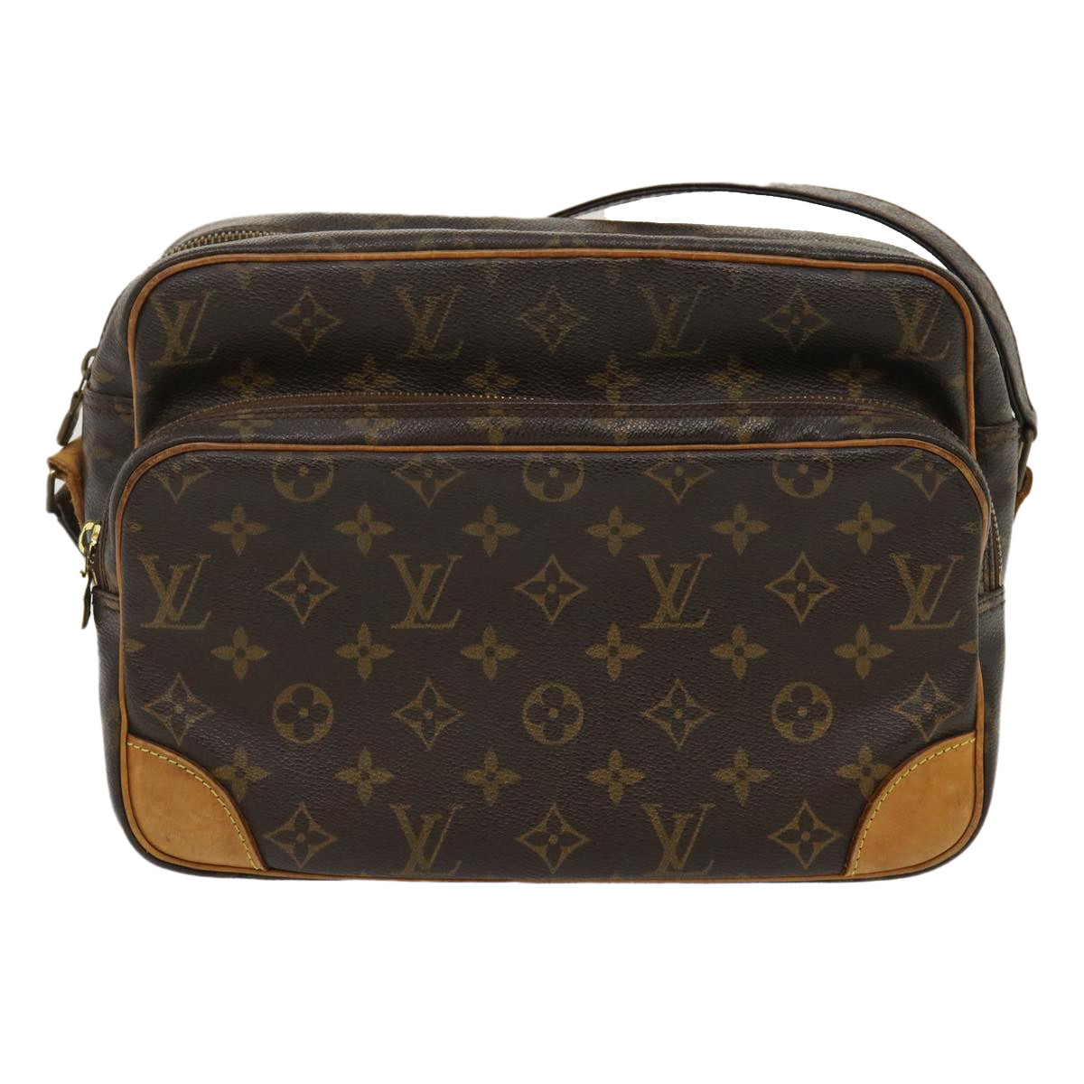 LOUIS VUITTON Monogram Nile Shoulder Bag M45244 LV Auth 35177