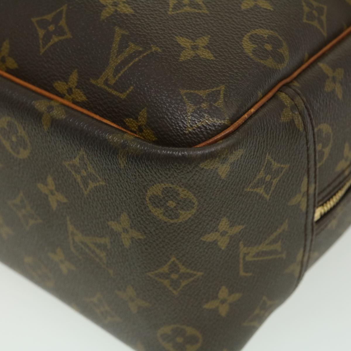 LOUIS VUITTON Monogram Deauville Hand Bag M47270 LV Auth 35183