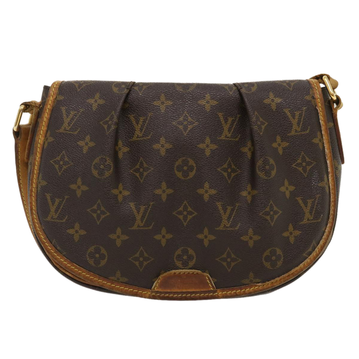 LOUIS VUITTON Monogram Menilmontant PM Shoulder Bag M40474 LV Auth 35197