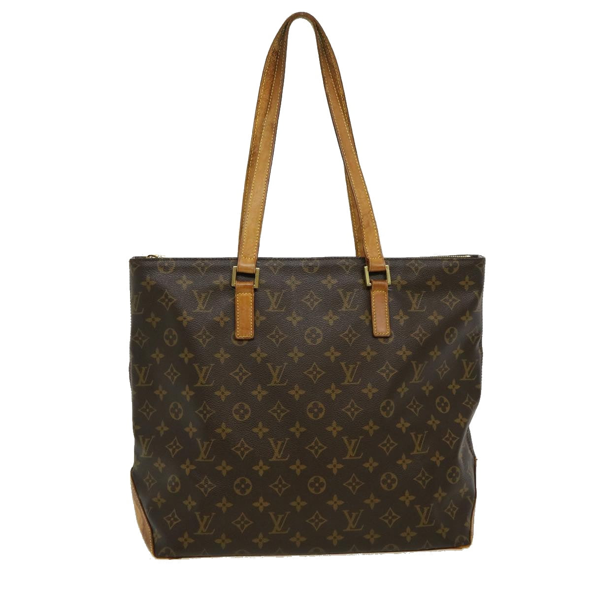 LOUIS VUITTON Monogram Cabas Mezzo Tote Bag M51151 LV Auth 35209