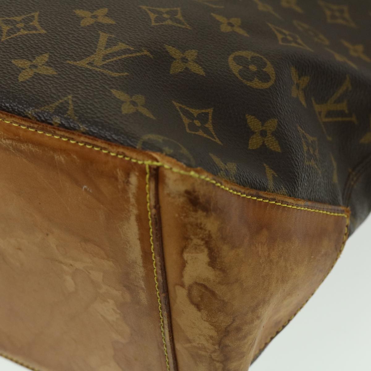 LOUIS VUITTON Monogram Cabas Mezzo Tote Bag M51151 LV Auth 35209