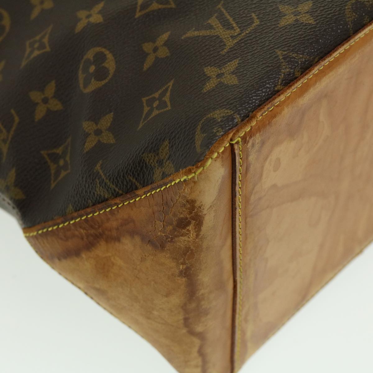 LOUIS VUITTON Monogram Cabas Mezzo Tote Bag M51151 LV Auth 35209