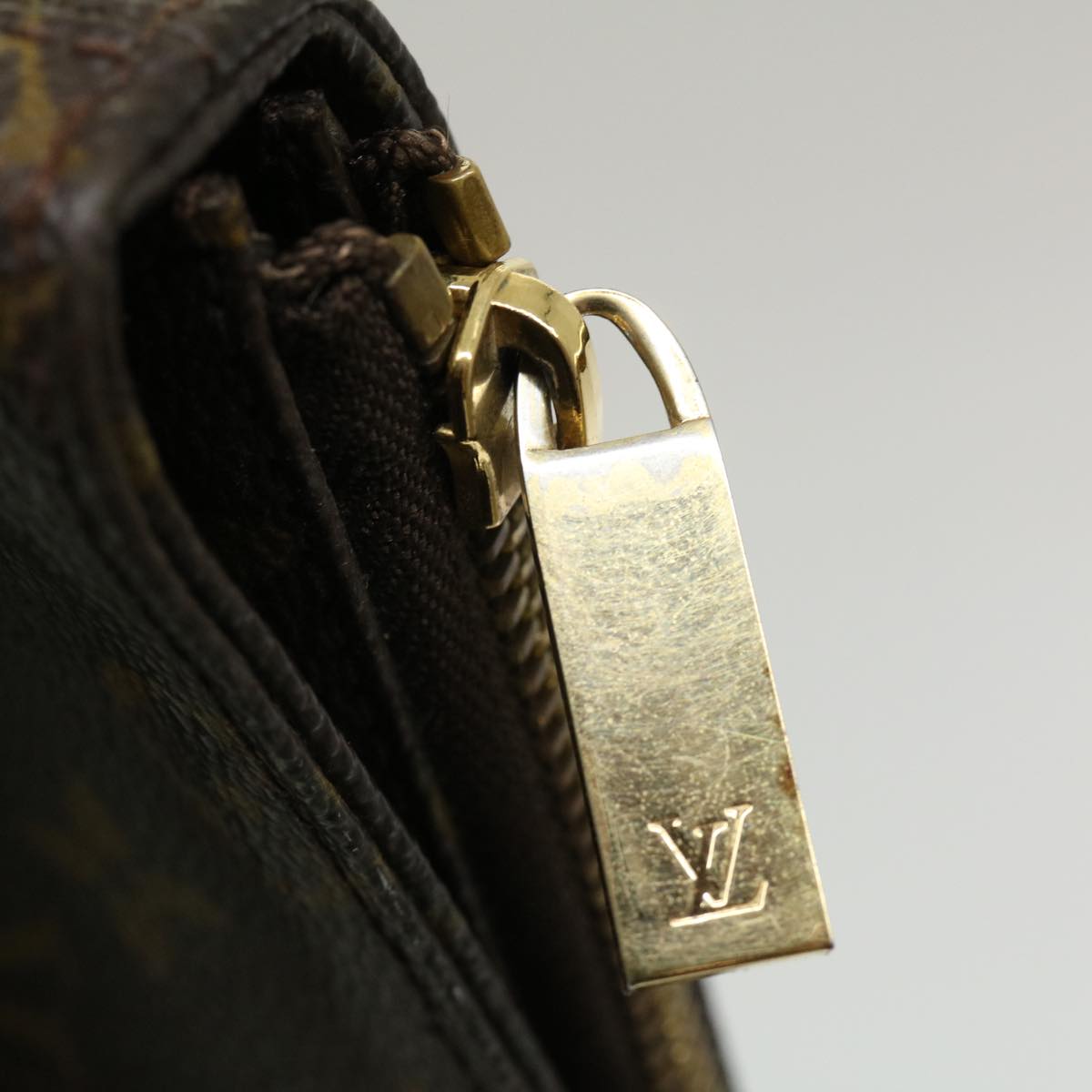 LOUIS VUITTON Monogram Cabas Mezzo Tote Bag M51151 LV Auth 35209