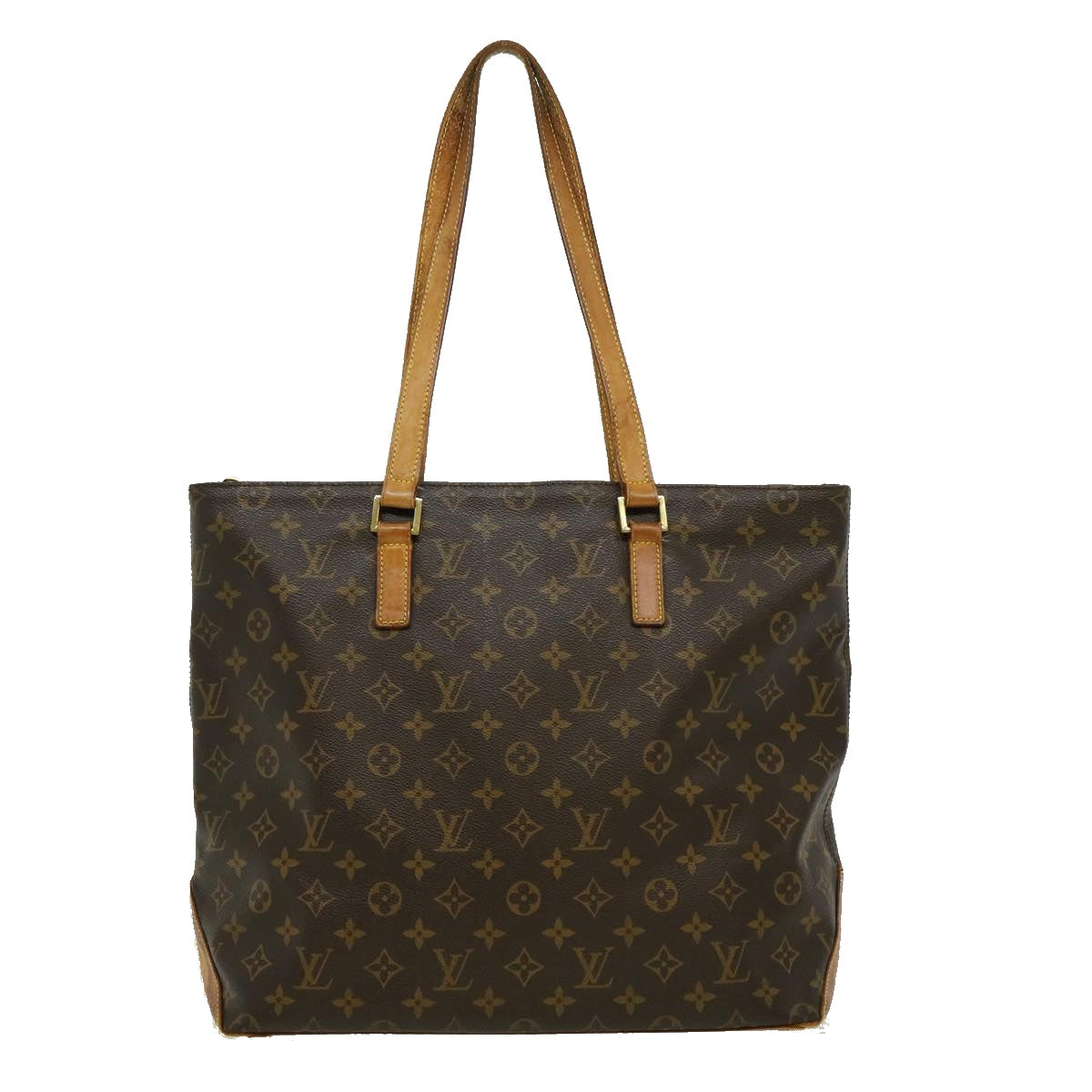 LOUIS VUITTON Monogram Cabas Mezzo Tote Bag M51151 LV Auth 35209