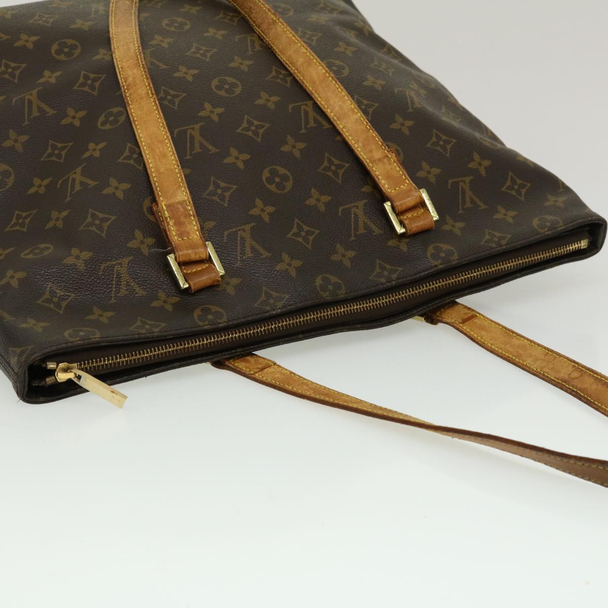 LOUIS VUITTON Monogram Cabas Mezzo Tote Bag M51151 LV Auth 35209