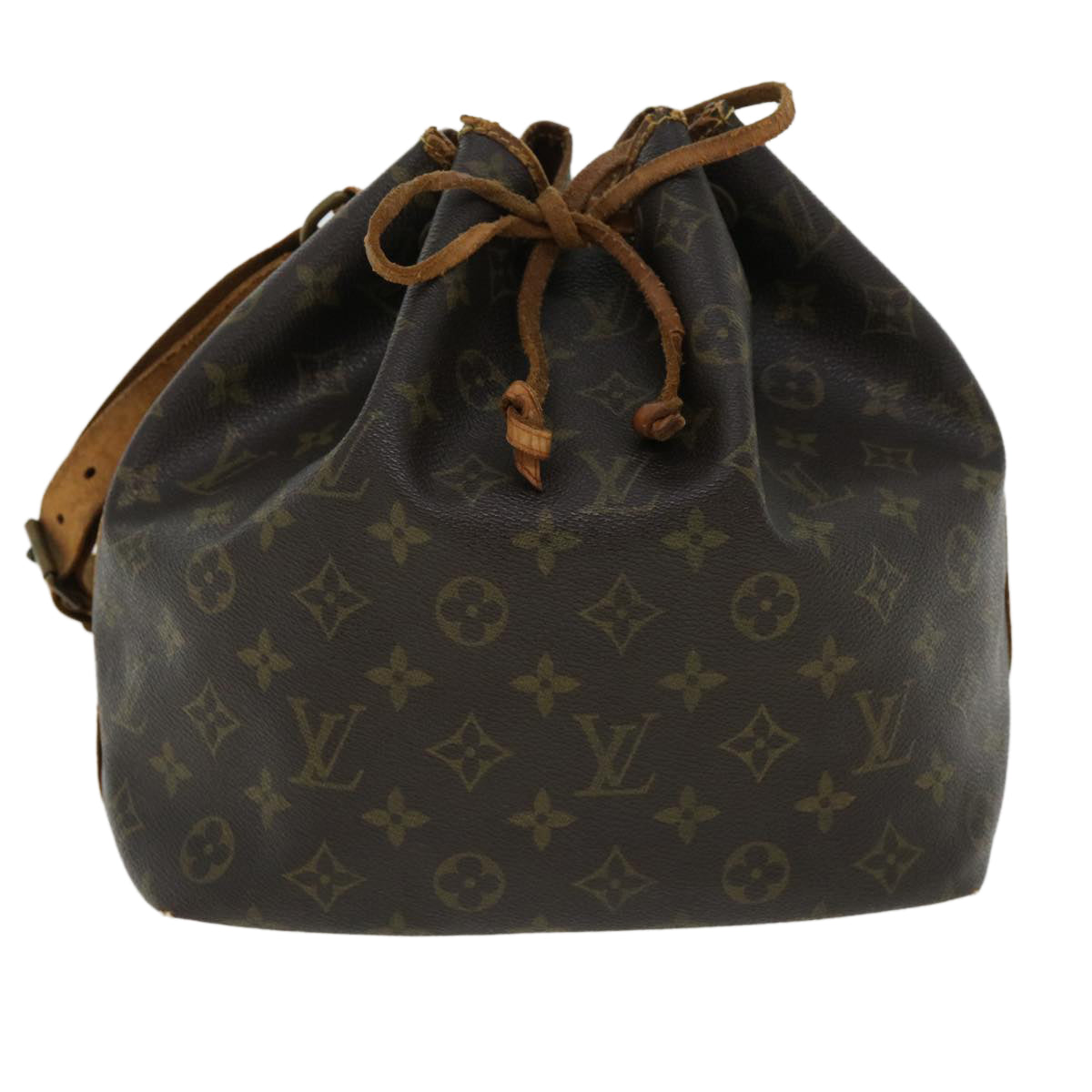 LOUIS VUITTON Monogram Petit Noe Shoulder Bag M42226 LV Auth 35218