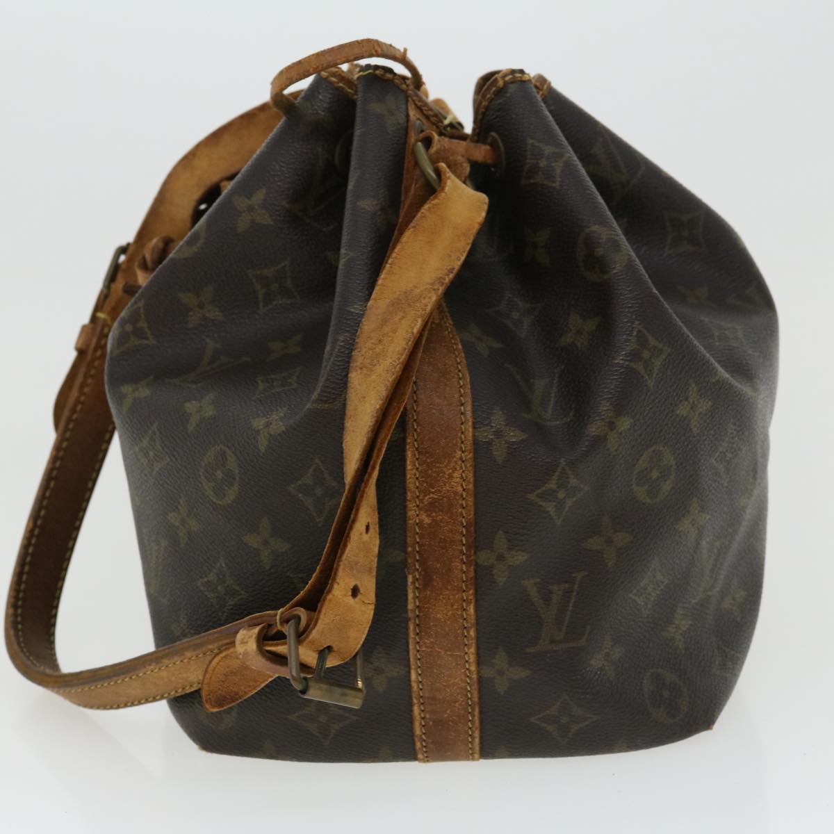 LOUIS VUITTON Monogram Petit Noe Shoulder Bag M42226 LV Auth 35218