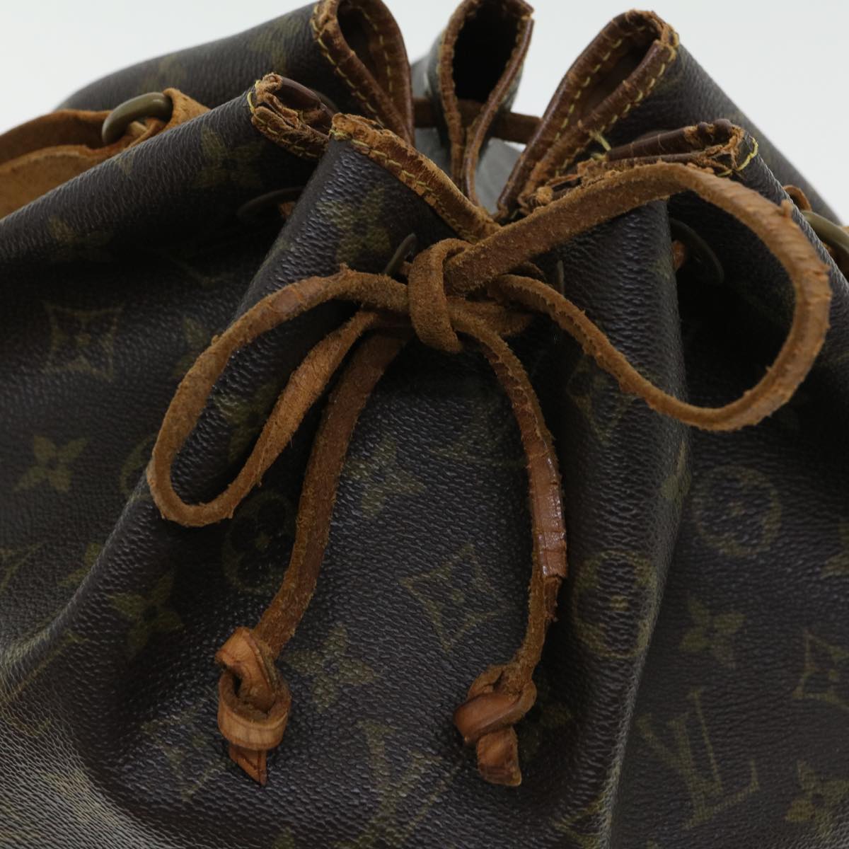 LOUIS VUITTON Monogram Petit Noe Shoulder Bag M42226 LV Auth 35218