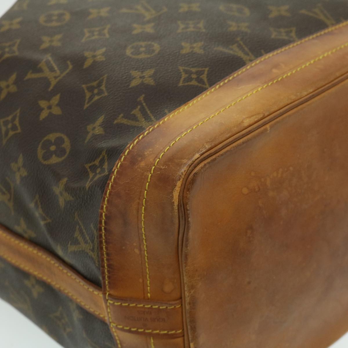 LOUIS VUITTON Monogram Noe Shoulder Bag M42224 LV Auth 35229