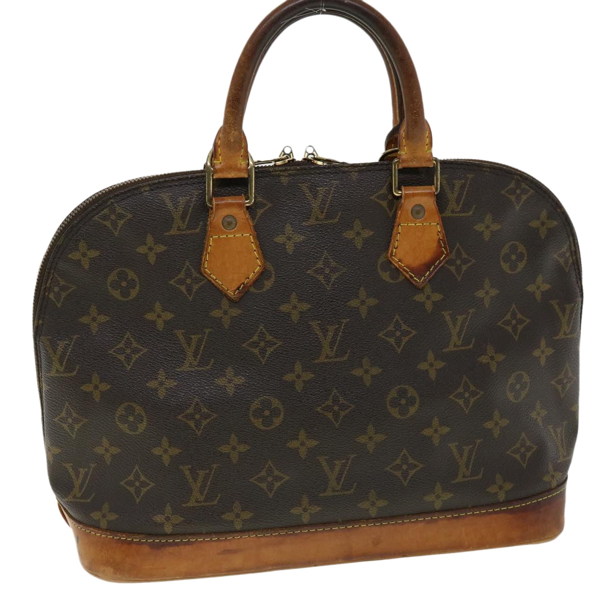 LOUIS VUITTON Monogram Alma Hand Bag M51130 LV Auth 35243