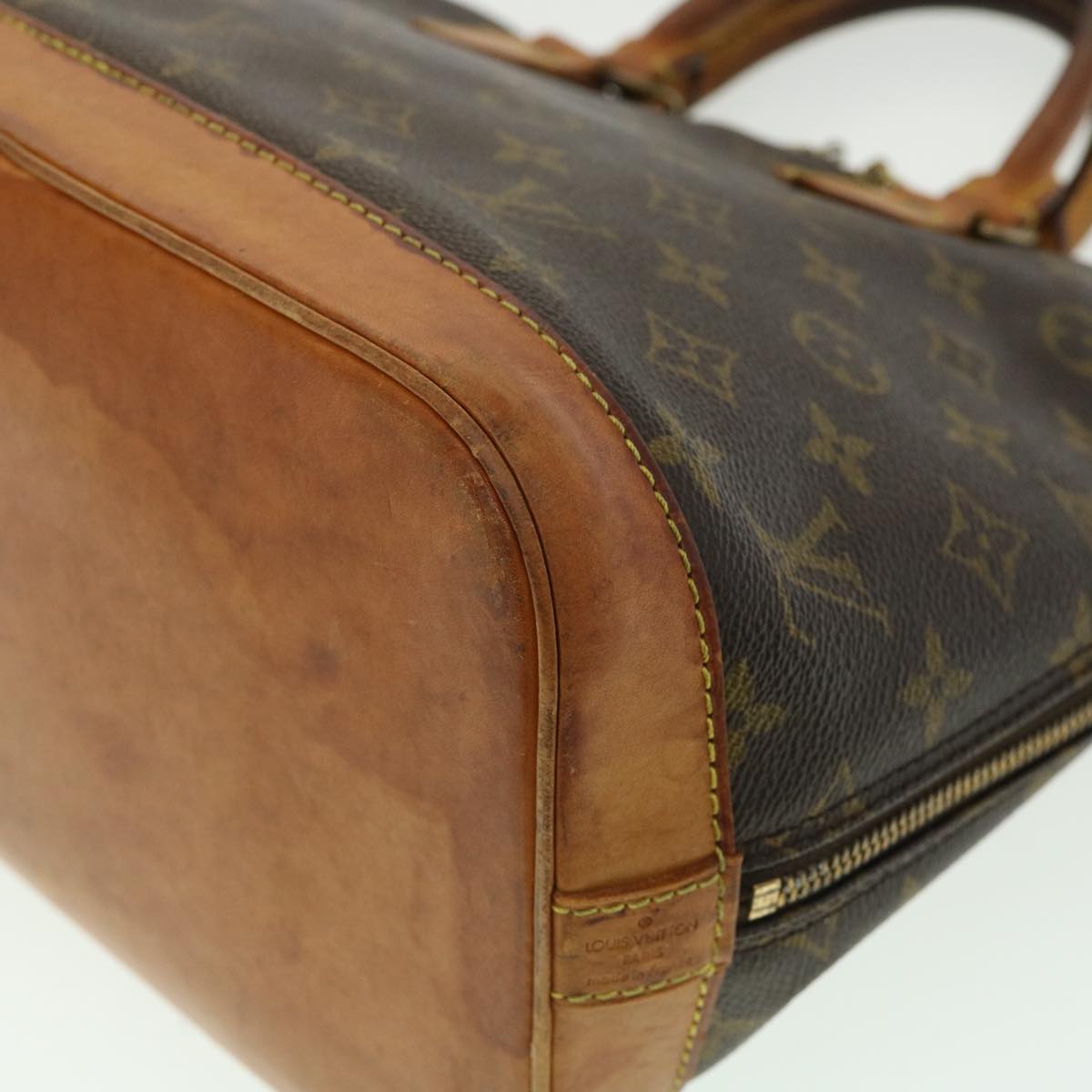 LOUIS VUITTON Monogram Alma Hand Bag M51130 LV Auth 35243