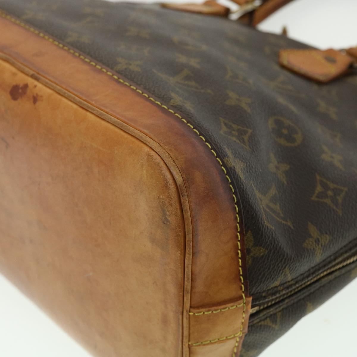 LOUIS VUITTON Monogram Alma Hand Bag M51130 LV Auth 35243