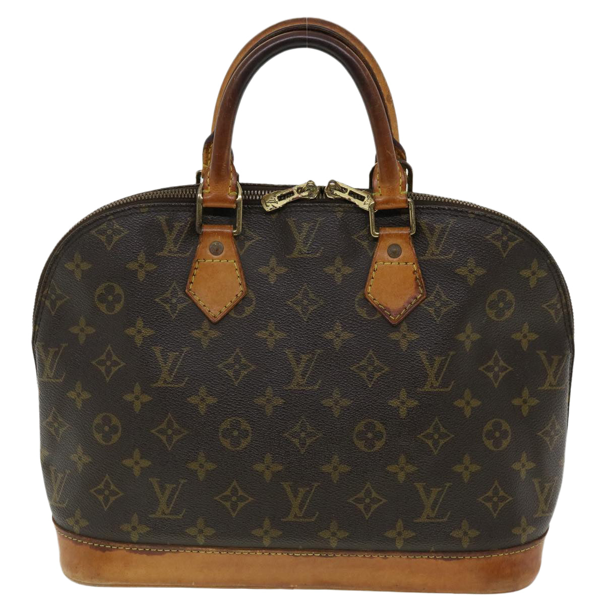 LOUIS VUITTON Monogram Alma Hand Bag M51130 LV Auth 35243