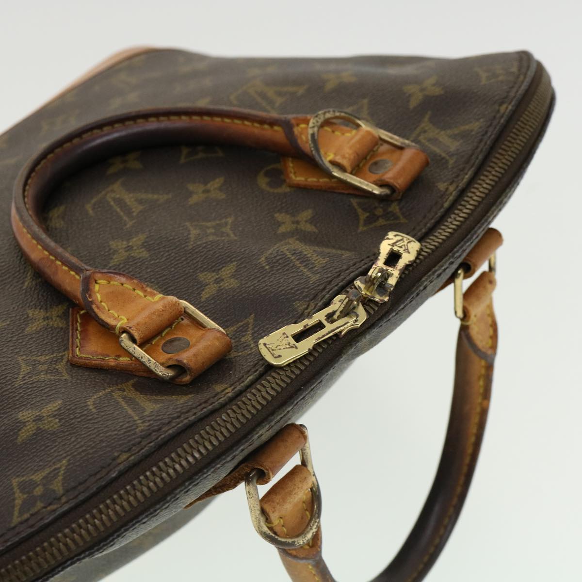 LOUIS VUITTON Monogram Alma Hand Bag M51130 LV Auth 35243