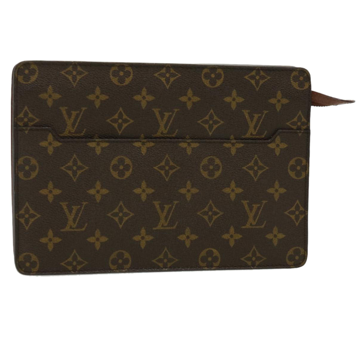 LOUIS VUITTON Monogram Pochette Homme Clutch Bag M51795 LV Auth 35247