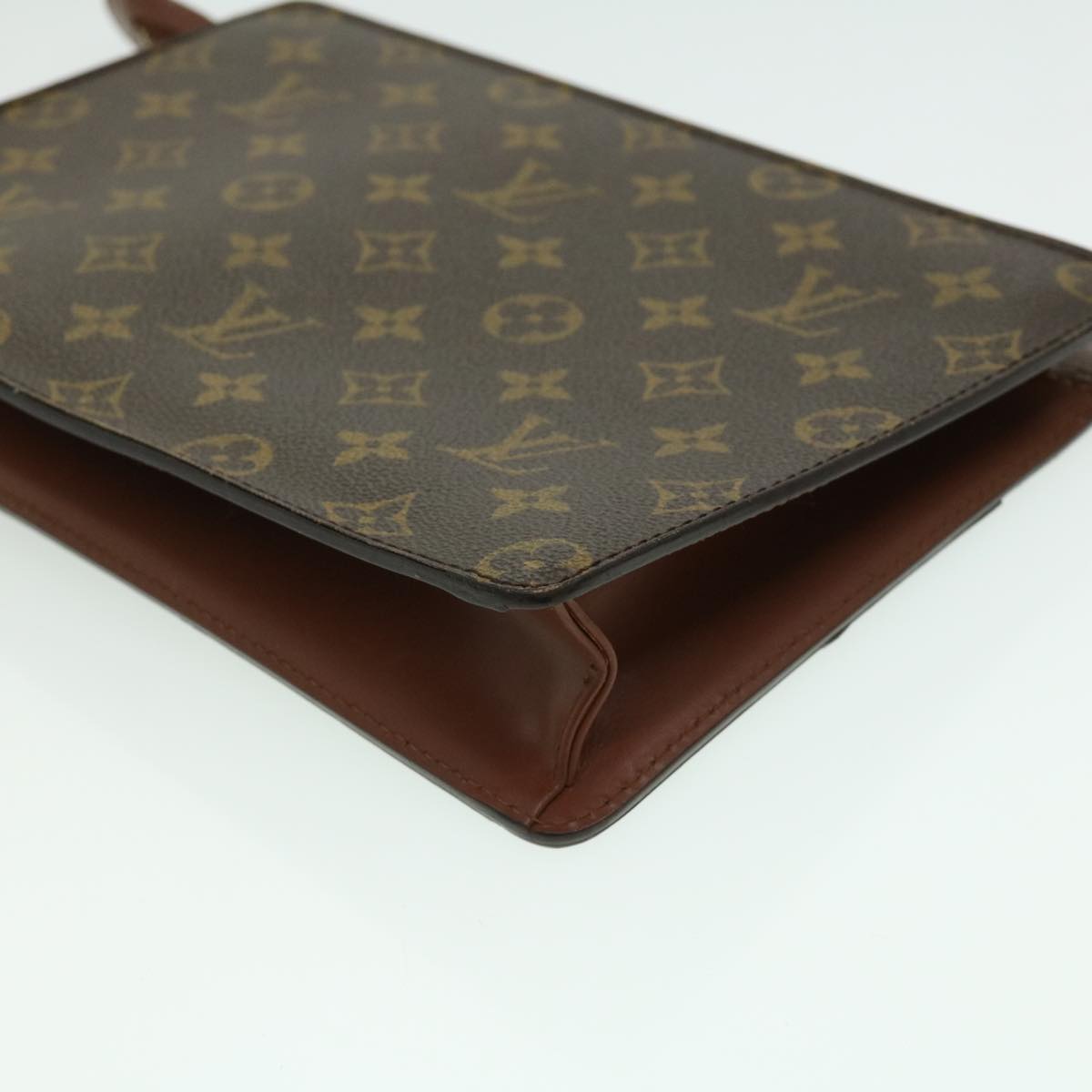 LOUIS VUITTON Monogram Pochette Homme Clutch Bag M51795 LV Auth 35247