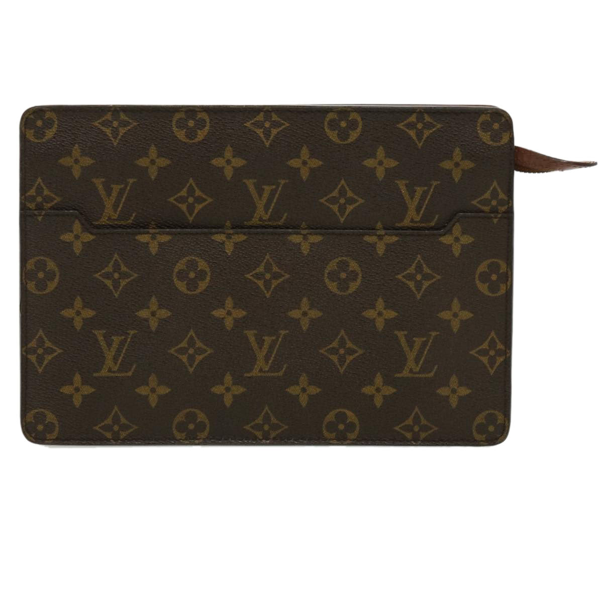 LOUIS VUITTON Monogram Pochette Homme Clutch Bag M51795 LV Auth 35247