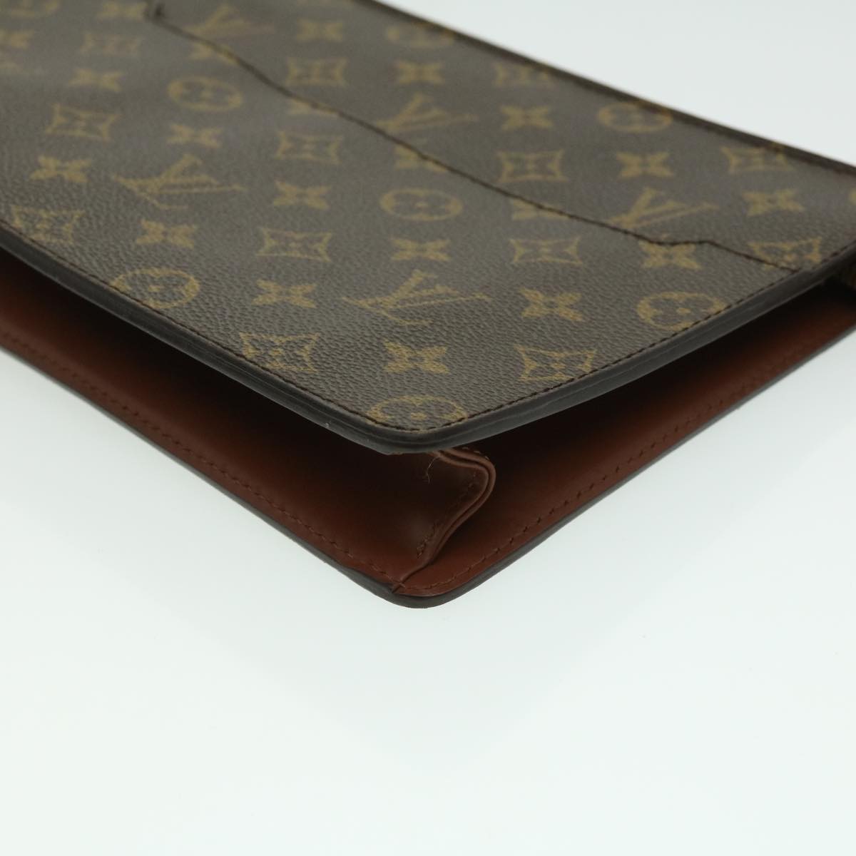 LOUIS VUITTON Monogram Pochette Homme Clutch Bag M51795 LV Auth 35247