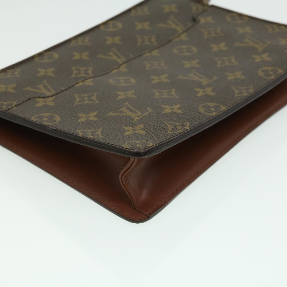 LOUIS VUITTON Monogram Pochette Homme Clutch Bag M51795 LV Auth 35247