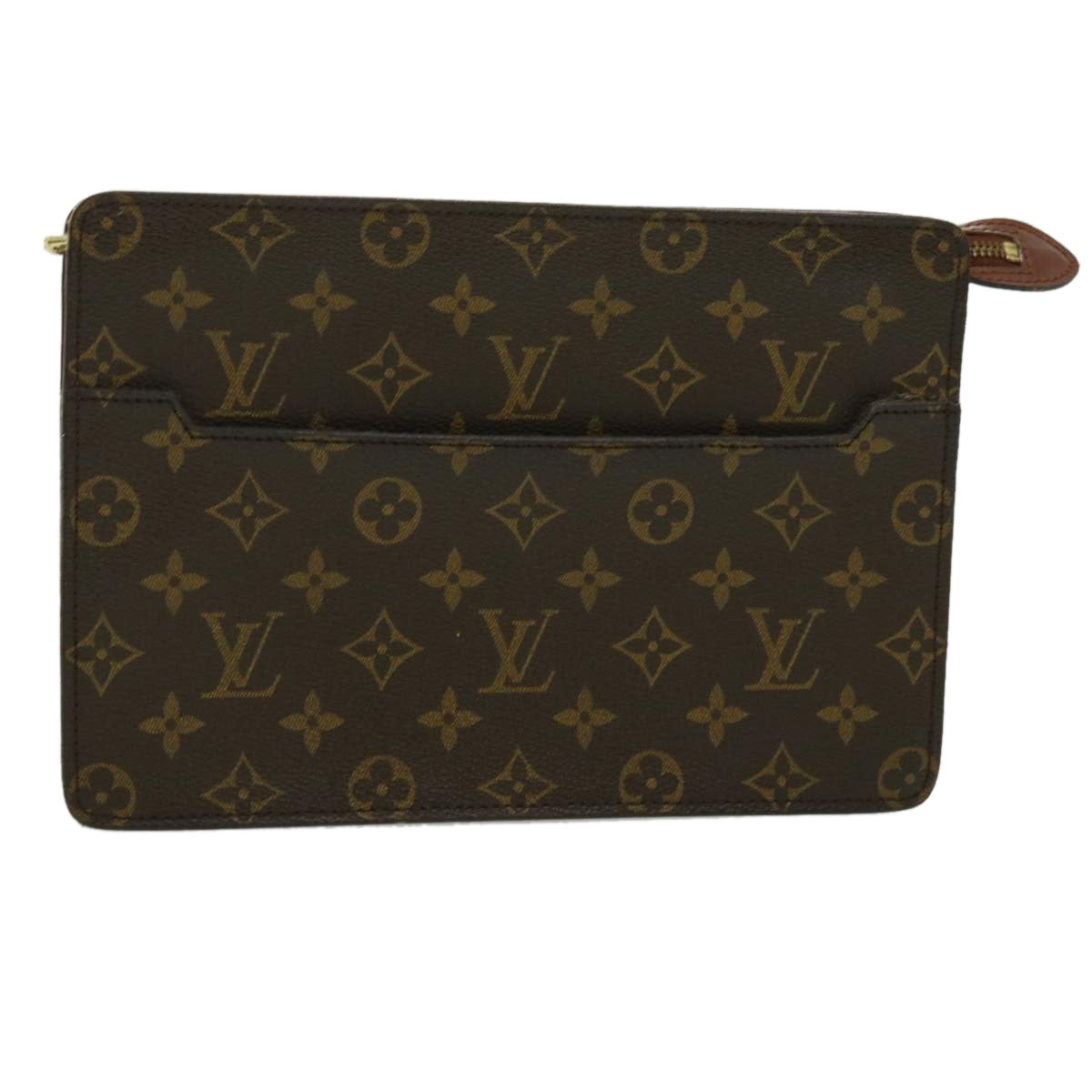 LOUIS VUITTON Monogram Pochette Homme Clutch Bag M51795 LV Auth 35248