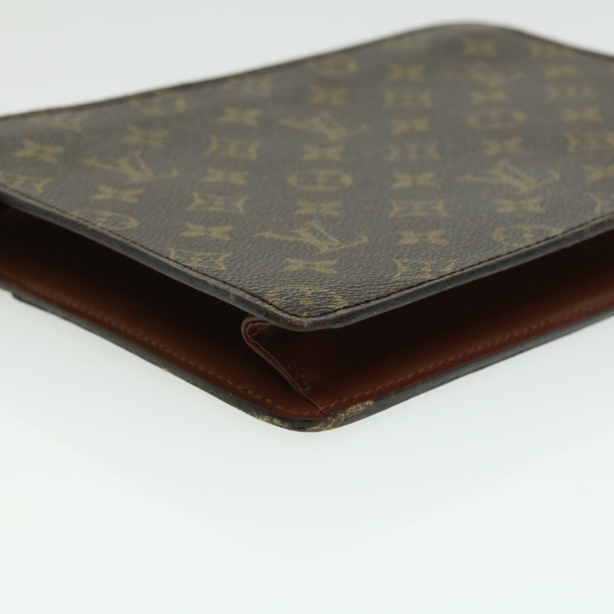 LOUIS VUITTON Monogram Pochette Homme Clutch Bag M51795 LV Auth 35248