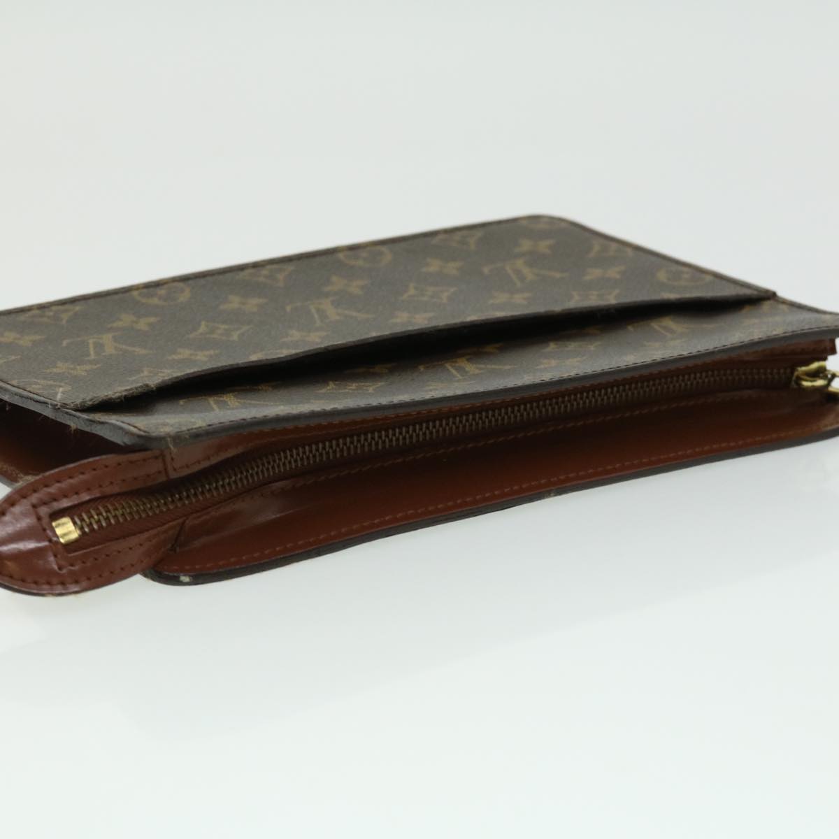 LOUIS VUITTON Monogram Pochette Homme Clutch Bag M51795 LV Auth 35248