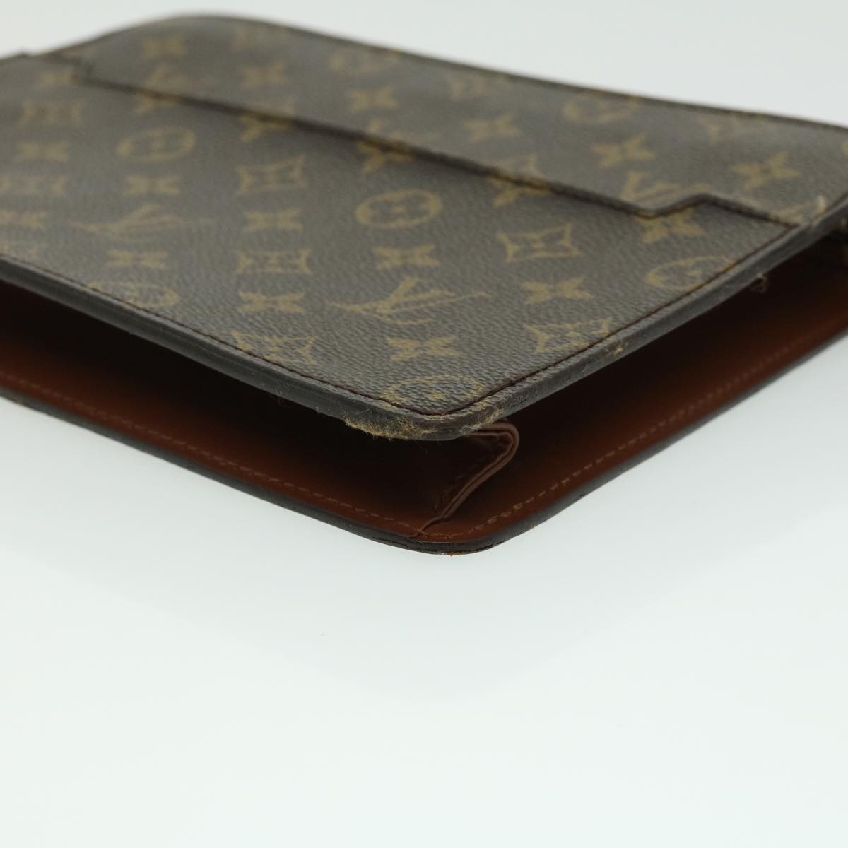 LOUIS VUITTON Monogram Pochette Homme Clutch Bag M51795 LV Auth 35248