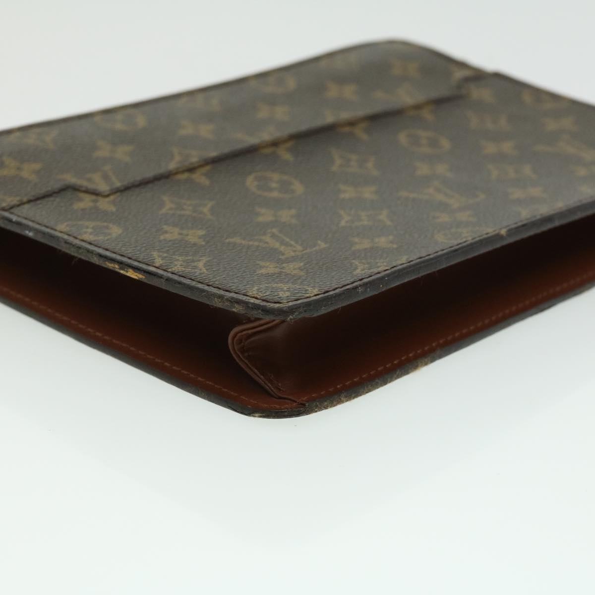 LOUIS VUITTON Monogram Pochette Homme Clutch Bag M51795 LV Auth 35248