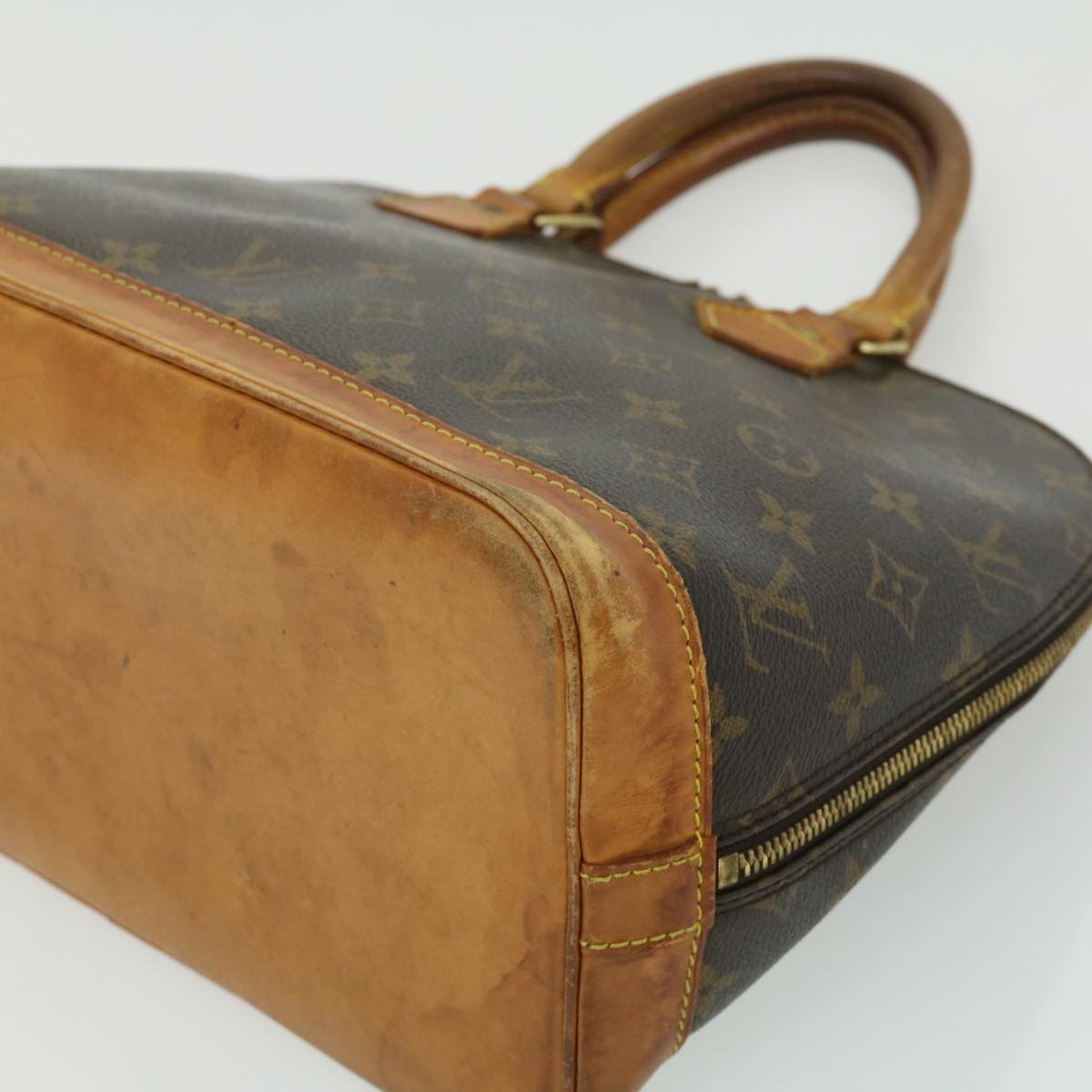 LOUIS VUITTON Monogram Alma Hand Bag M51130 LV Auth 35256