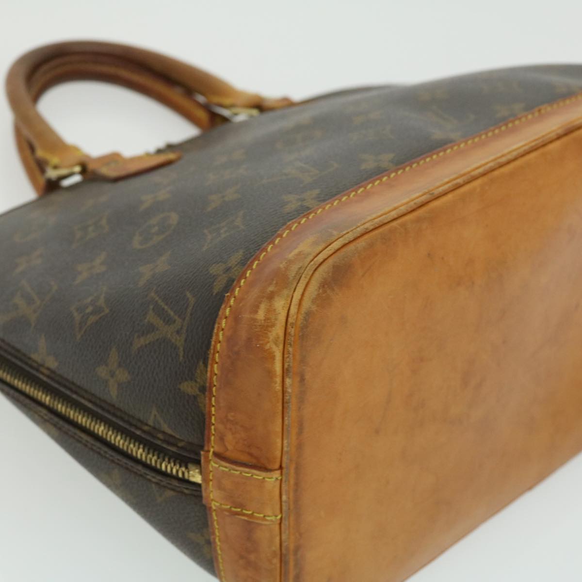 LOUIS VUITTON Monogram Alma Hand Bag M51130 LV Auth 35256