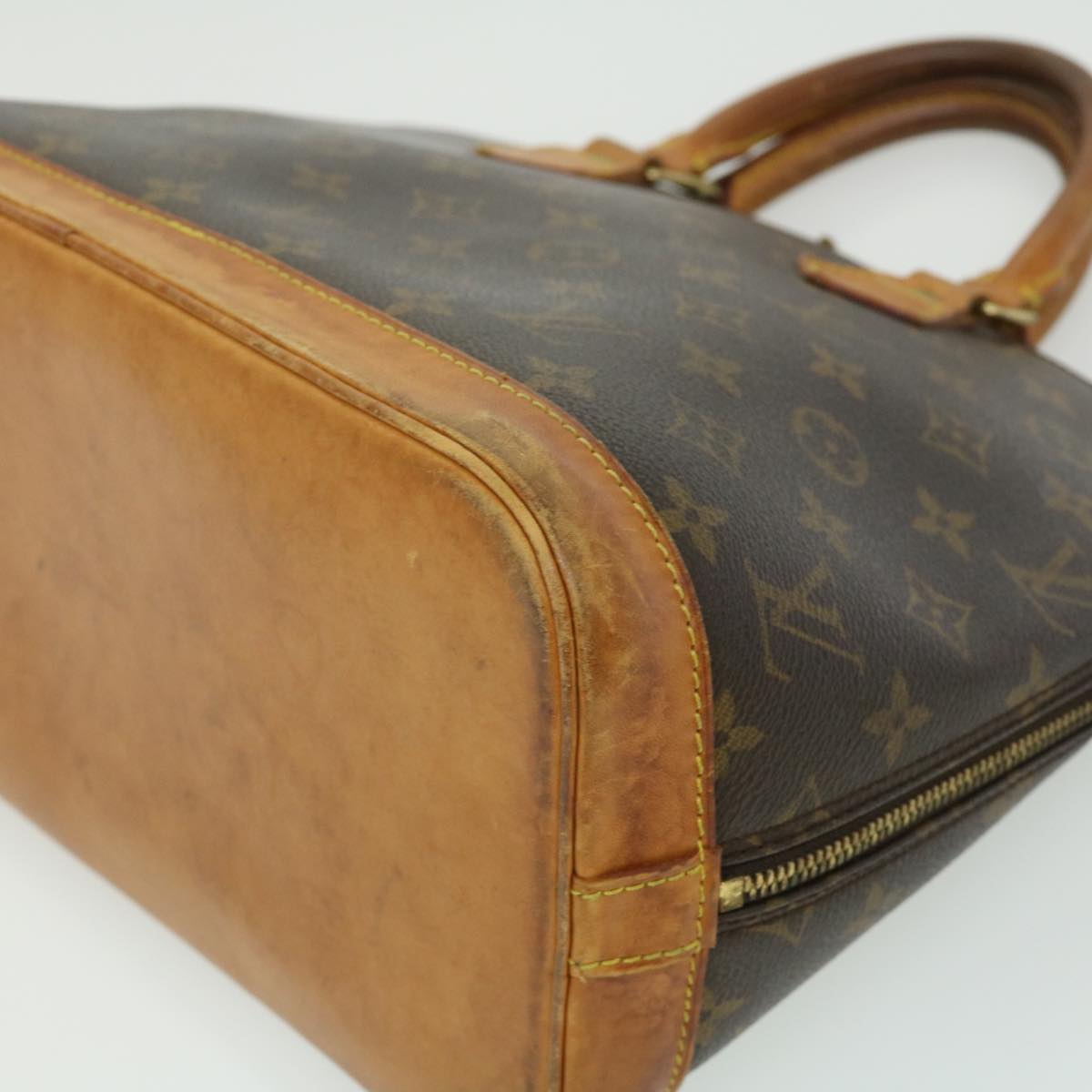 LOUIS VUITTON Monogram Alma Hand Bag M51130 LV Auth 35256