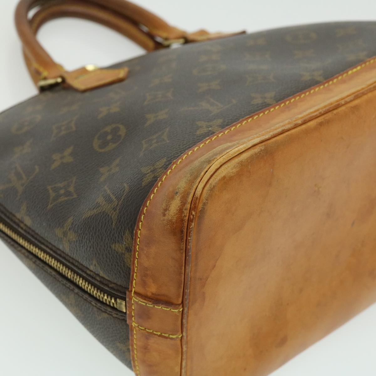 LOUIS VUITTON Monogram Alma Hand Bag M51130 LV Auth 35256