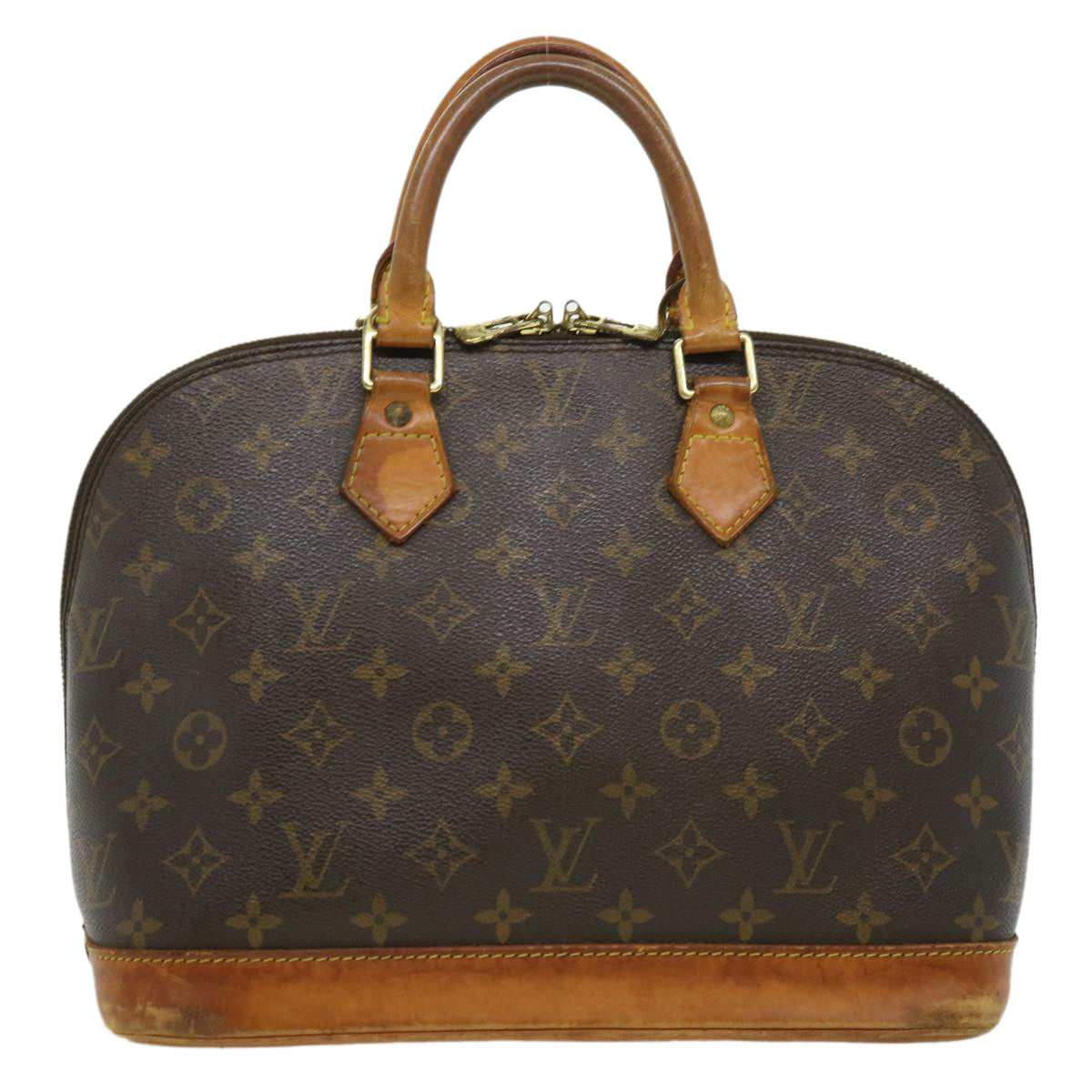 LOUIS VUITTON Monogram Alma Hand Bag M51130 LV Auth 35256