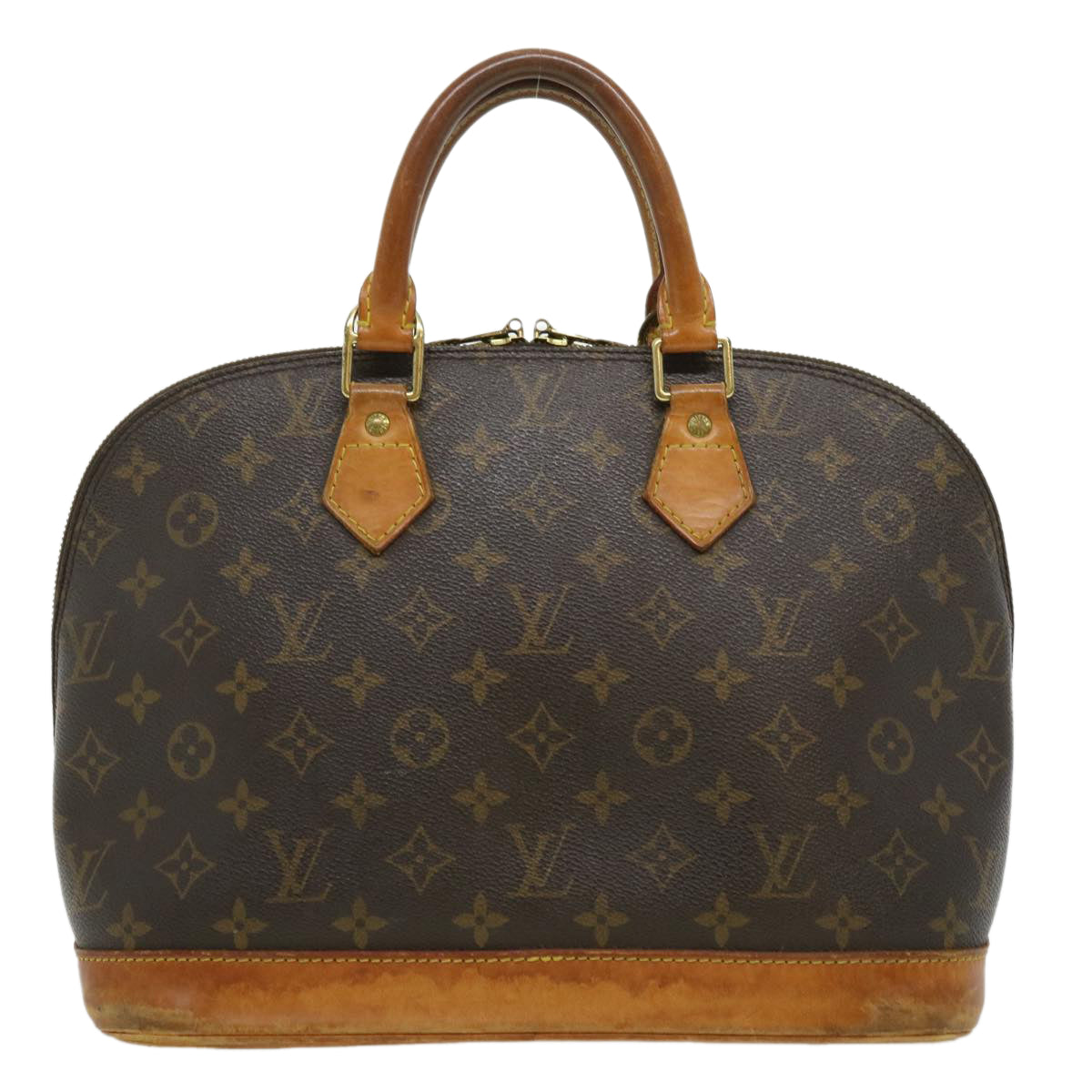 LOUIS VUITTON Monogram Alma Hand Bag M51130 LV Auth 35256